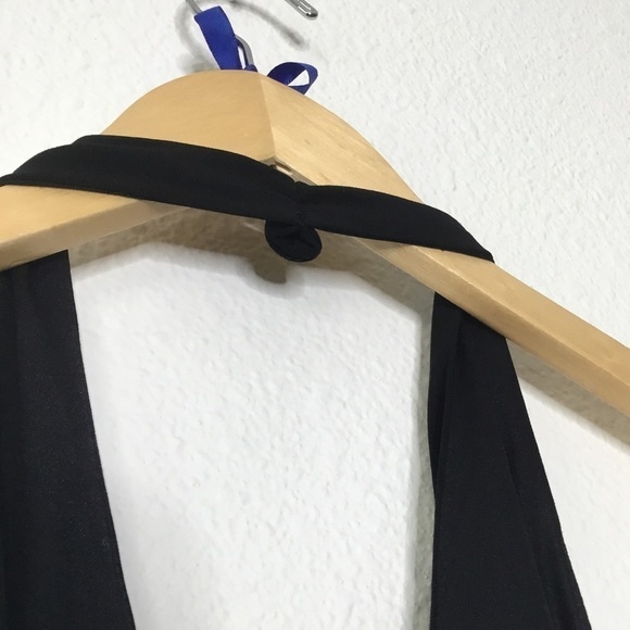 Laundry Little Black Pleated Halter Dress - Picture 7 of 8